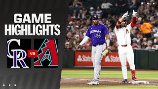 Rockies vs Dbacks Game Highlights 32924  MLB Highlights [upl. by Strephon]