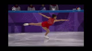 Mirai Nagasus Triple Axel in the 2018 Olympics [upl. by Hernando272]