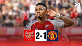 Arsenal vs Manchester United 21 All Goals amp Extended Highlights [upl. by Haraj]