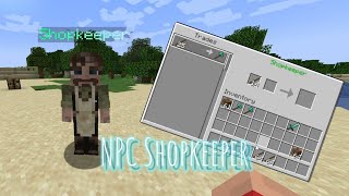 Make Your Minecraft NPCs ACTUAL SHOPKEEPERS [upl. by Cobby314]