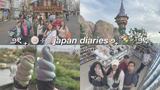 TOKYO VLOG 𐙚₊˚⊹♡ exploring fantasy springs harajuku asakusa popmart amp anime [upl. by Akiras]