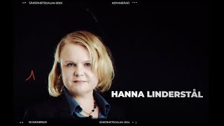 Nominerad och Årets Säkerhetsprofil 2024  Säkerhetsgalan 2024 Hanna Linderstål [upl. by Jaclin]