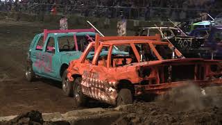 Sanilac County Fair 2023 Big Car Demolition Derby FEATURE 8122023 SanduskyMichigan [upl. by Adlesirg]