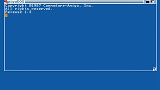 AmigaDOS Copyright 1987 CommodoreAmiga Inc All rights reserved Release 13 [upl. by Pisarik]