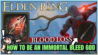 This Secret Bleed Weapon amp Ash of War Combo is INCREDIBLE  Elden Ring Lifesteal Blood Tax Build [upl. by Starbuck713]