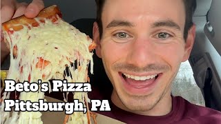 Beto’s Pizza Review in Pittsburgh Pennsylvania [upl. by Idelia382]