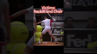 Racket Destroyer Novak Djokovic tennis federer djokovic [upl. by Ogirdor]