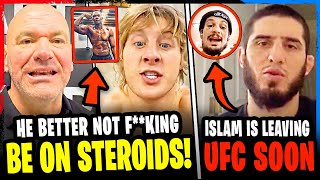 MMA Community REACTS to Israel Adesanya INSANE body transformation Islam Makhachev LEAVING UFC SOON [upl. by Hnirt]