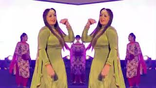 Girl in Olive SatinSilk Dancing with With Punjabi Song [upl. by Yeneffit]