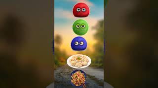 vfx chowmin momos golgappa samosa laddu viralvideo funny comedy magic boll 😱 [upl. by Geirk109]