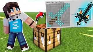 MINECRAFT TAPI KITA CRAFTING BARANG BESAR DAN OP [upl. by Nonnairb705]