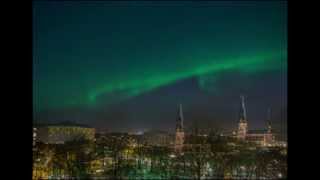 Aurora Borealis over Uppsala Sweden [upl. by Rebecca]