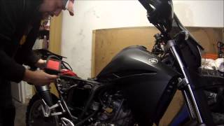 Wymiana filtra powietrza Yamaha XT 660 R  X Replacing the air filter Yamaha XT 660 R  X [upl. by Fanchette925]