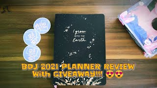 UNBOXINGampREVIEWS  2021 Belle de Jour Planner review  GIVEAWAY [upl. by Carce]