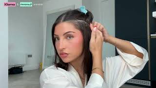 Transform Short Blunt Hair with ClipIn Extensions  Hair Tutorial [upl. by Renny]