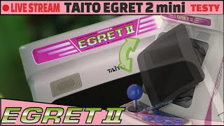 LIVE  TAITO EGRET 2 mini  Ogrywamy dostępne tytuły [upl. by Irtemed328]