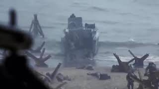 MG42 in Omaha Beach DDay landing [upl. by Annahsed]