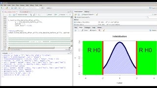 Learn Statistics using R ttest [upl. by Ahtanamas]