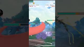 Mega Salamence vs Mega Rayquaza pokemon ashkectum viralshorts shorts gaming pokemongo [upl. by Arianne]