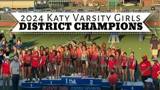 Katy High District Track 2024 [upl. by Chatterjee]