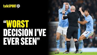 quotHE SHOULD BE FIREDquot 😡 Manchester City fan FUMING after controversial refereeing decision [upl. by Leis]