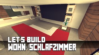 Minecraft  Möbel Tutorial  Modernes WohnSchlafzimmer Haus Nr 11 [upl. by Ziegler885]