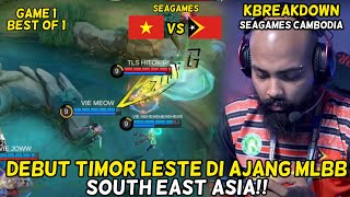 VIETNAM vs TIMOR LESTE  SEAGAMES MLBB MAN  DEBUT TIMOR LESTE DI AJANG MLBB SOUTH EAST ASIA [upl. by Delores]