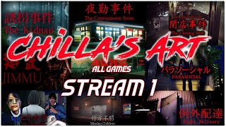 🔴 Lets Play All Chillas Art Games  Sunday is Horror day  Chillas Art Games [upl. by Donnelly]