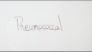 How to Pronounce Pneumococcal [upl. by Llertac789]