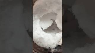 MAKING POWDERY ICE ice satisfying powderyice shorts [upl. by Anthea953]