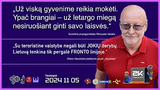 Rinkimai JAV iš proto veda visus be išimties Lietuvos propagandistus daro juos neadekvačiais [upl. by Vivien814]