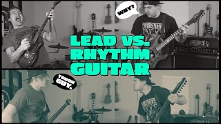 lead vs rhythm guitar [upl. by Anahc]