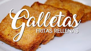 ✅ Galletas Fritas rellenas 🍪 Postre de Galletas 🍪 Recetas de Postre con Galletas [upl. by Mongeau205]