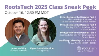 RootsTech 2025 Class Sneak Peek [upl. by Eemyaj]