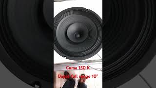 SPEAKER 10quot FULL RANGE CURVE 1018 HWreview speaker audio [upl. by Adnouqal784]