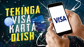 Online visa karta ochish 2024 [upl. by Novahc]