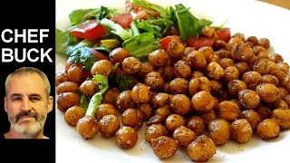 Spicy Crispy Chickpea Recipe [upl. by Arondel]