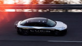 First Stability Test at 217mph  Lucid Air  Lucid Motors [upl. by Robinett]