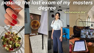 Soutenance vlog 📚🎓💌أخيرا ساليت قرايتي 🥹 دوزو معايا آخر امتحان ماستر في حياتي 📊💫Master degree 📜 [upl. by Rabi571]