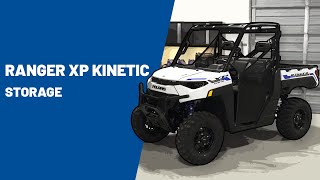 2023 RANGER XP Kinetic  Storage  Polaris Off Road Vehicles [upl. by Norted]