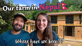 Our Farm in Nepal  big life update  rammed earth house done [upl. by Lemyt]