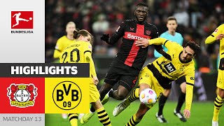 Top Thriller Boniface Levels It For B04  Bayer Leverkusen  Dortmund 11  Highlights  MD 13 [upl. by Krusche]