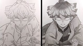 How to Draw Zenitsu  Kimetsu no Yaiba [upl. by Annette]