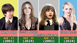 Harry Potter Cast Evolution Then and Now 2001vs2024 [upl. by Vyky]