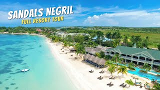 Sandals Negril Jamaica  Full Resort Walkthrough Tour amp Review 4K  All Public Spaces  2021 [upl. by Dionis810]