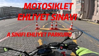 A Sınıfı Ehliyet İçin Sınav Parkuru Detayları ve İpuçları Motosiklet ehliyeti [upl. by Esinet]