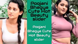 Poojani Bhagya Cute Hot Beauty slider [upl. by Nimajeb]