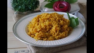 Zerdeçallı Bulgur Pilavı  Anne Usulü [upl. by Conti575]