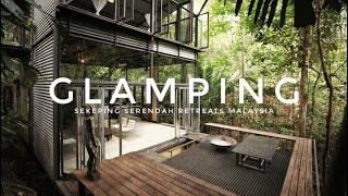 Glamping Sekeping Serendah Retreat Malaysia  Berkhemah di bandaraya Kuala Lumpur Malaysia [upl. by Brindle]