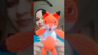 Crochet Fox crochet amigurumifox amigurumi crochettoys knitting love handmade money [upl. by Ivz105]